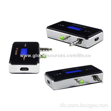 profional In-car Wireless LCD Handsfree 3.5mm Jack FM Transmitter